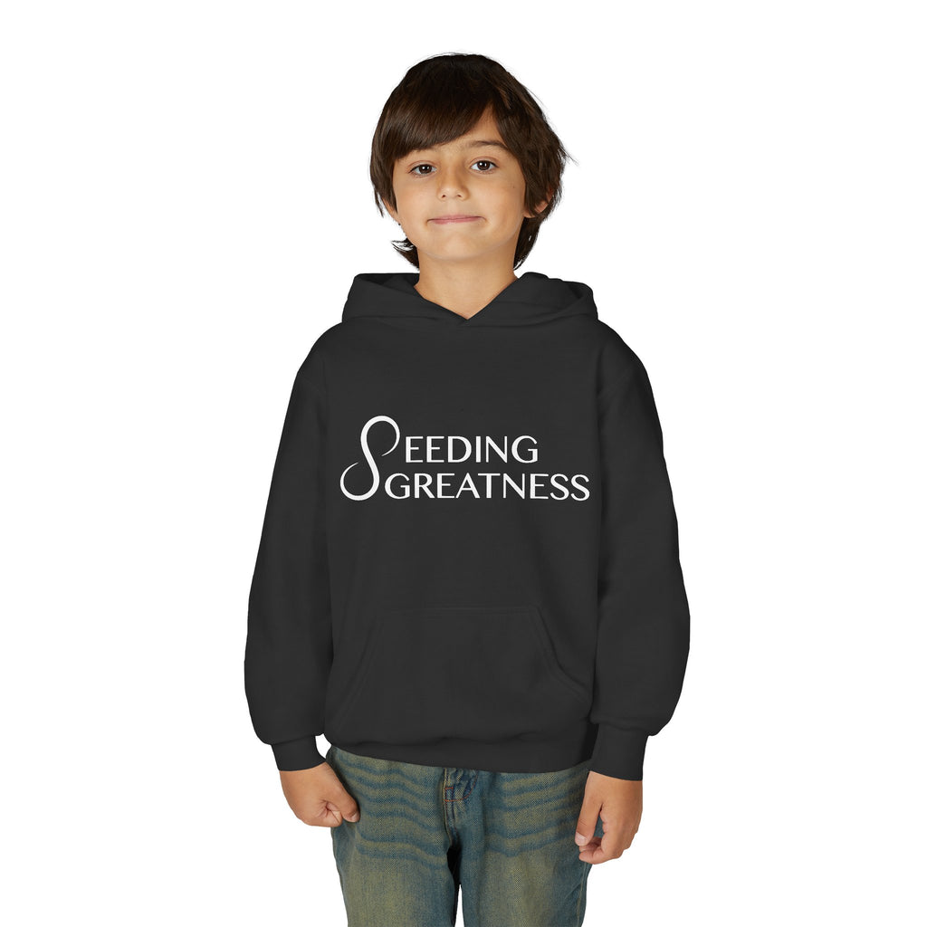"Be a Blessing" Youth Hoodie - Seeding Greatness Classic Logo
