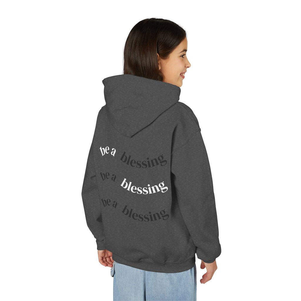 "Be a Blessing" Youth Hoodie - Seeding Greatness Classic Logo