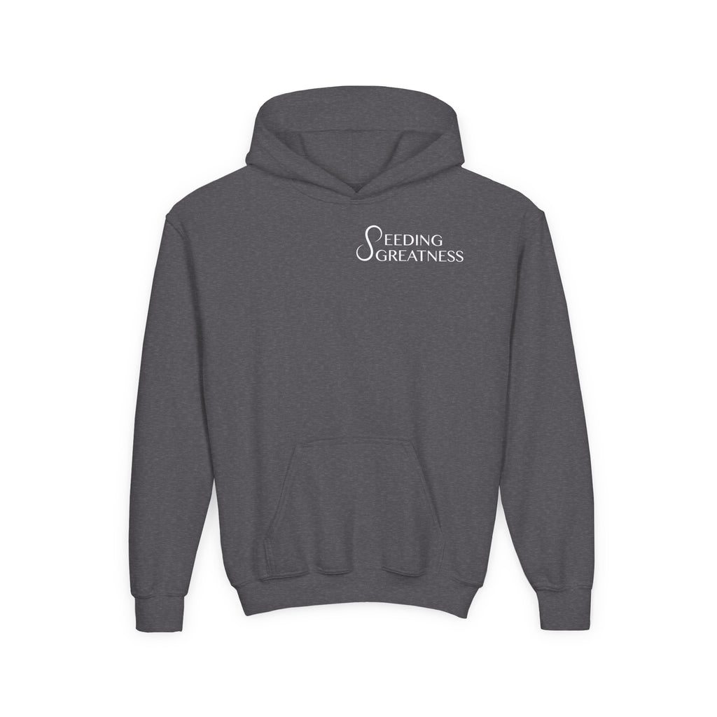 "Be a Blessing" Youth Hoodie - Seeding Greatness Classic Logo