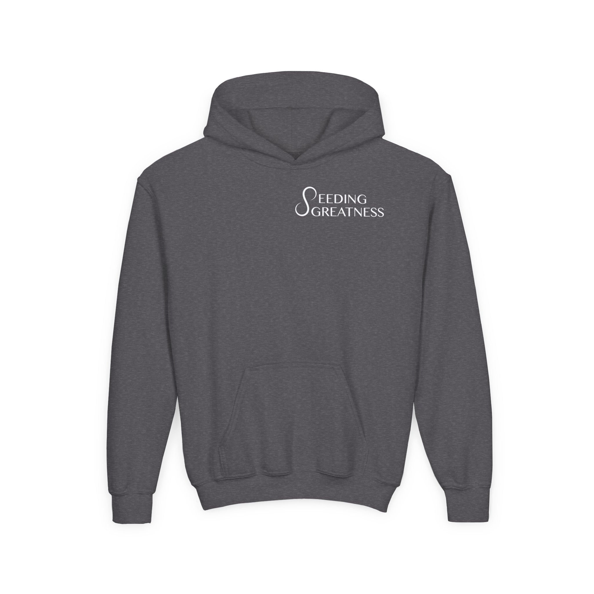 "Be a Blessing" Youth Hoodie - Seeding Greatness Classic Logo