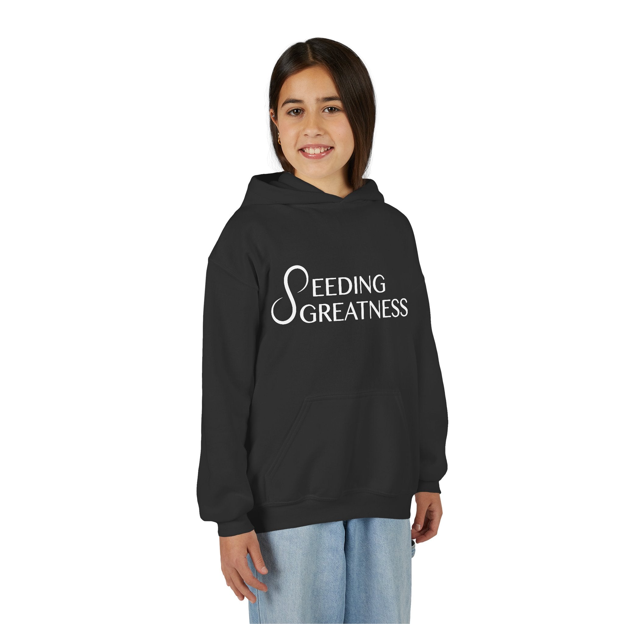 "Be a Blessing" Youth Hoodie - Seeding Greatness Classic Logo
