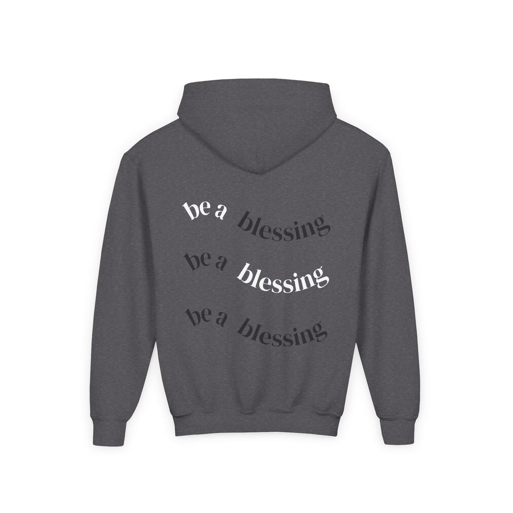 "Be a Blessing" Youth Hoodie - Seeding Greatness Classic Logo
