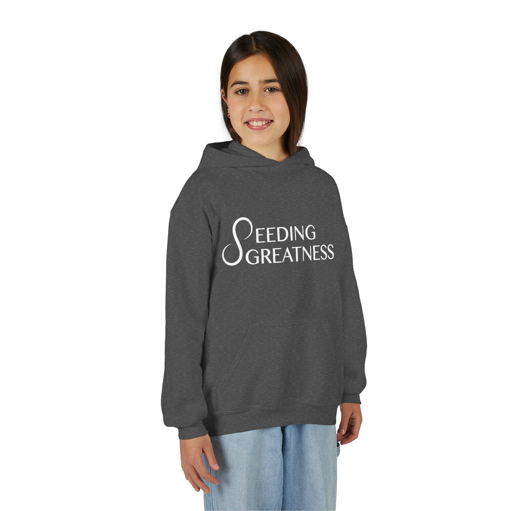 "Be a Blessing" Youth Hoodie - Seeding Greatness Classic Logo