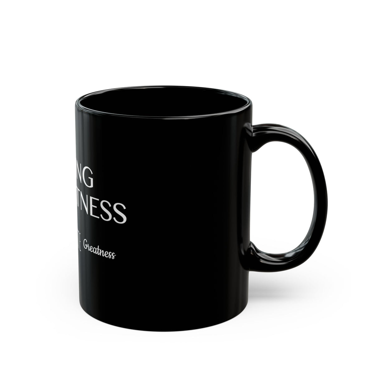 Seeding Greatness Black Mug