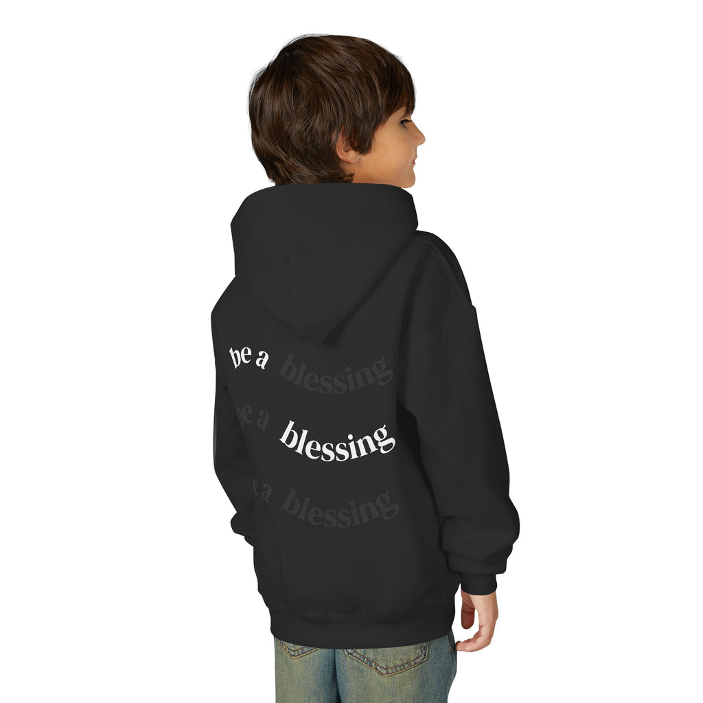 "Be a Blessing" Youth Hoodie - Seeding Greatness Classic Logo