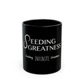 Seeding Greatness Black Mug