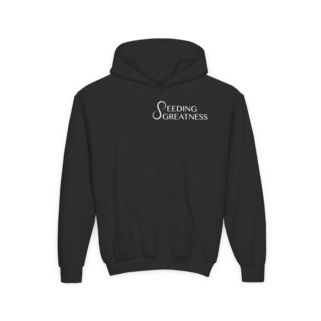 "Be a Blessing" Youth Hoodie - Seeding Greatness Classic Logo