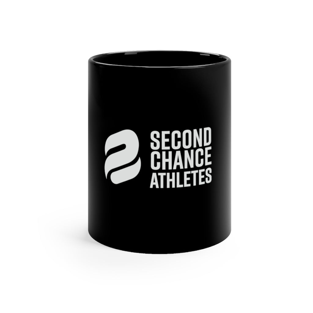 Second Chance Athletes Black Mug